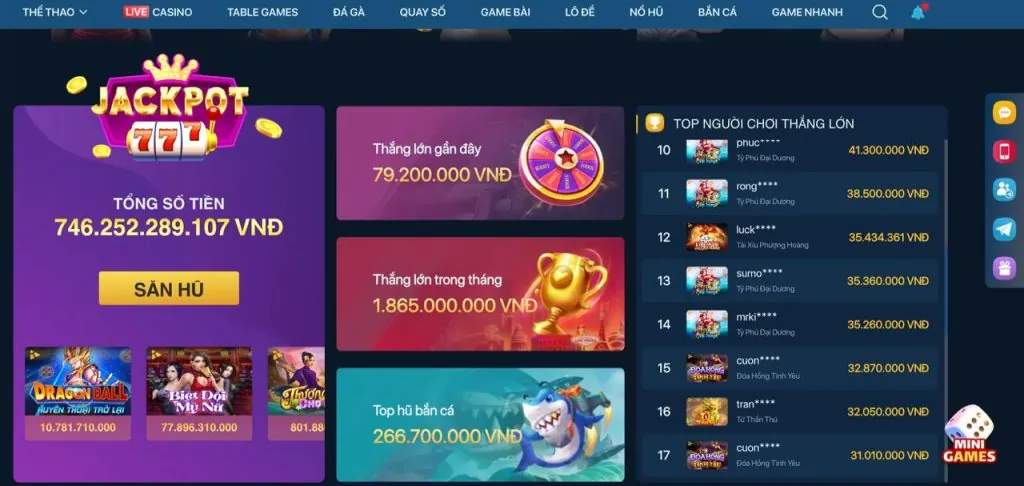 Trò chơi bắn cá 33win9